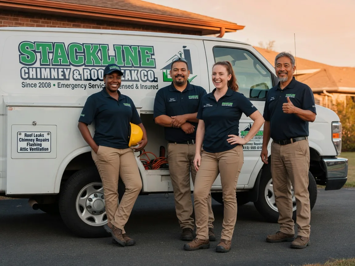 Chimney flashing repair company in Donner, LA